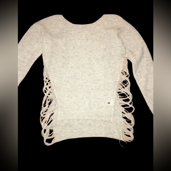 One Grey Day Los Angeles Cole Distressed Wool Pullover - Picture 6 of 11